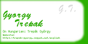 gyorgy trepak business card
