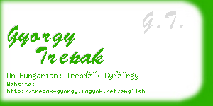 gyorgy trepak business card